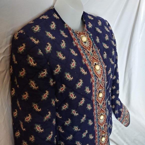 Rare Vintage Vera Bradley Blazer "Navy" Size Small - Picture 2 of 8